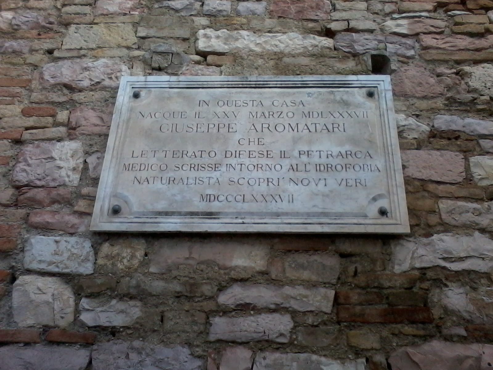 Giuseppe Aromatari's birthplace, Assisi, Italy - 02.jpg